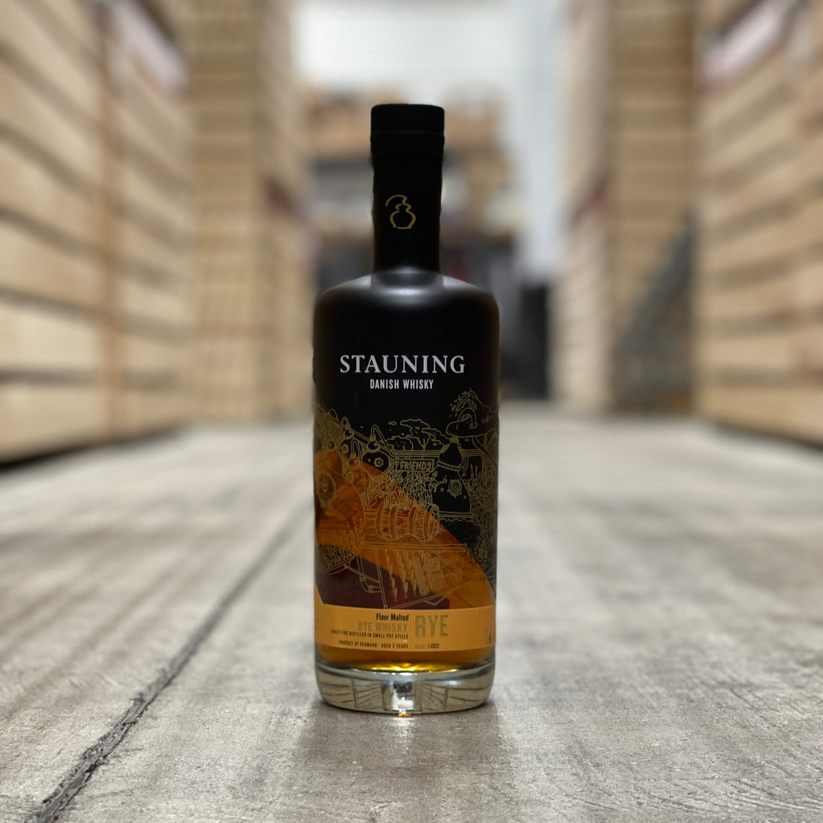 Stauning Floor Malted Rye Whisky, Denmark + Kaos 50ml gift