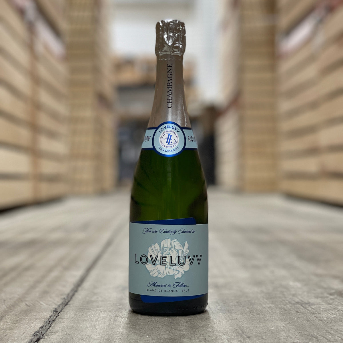 LOVELUVV Premier Cru Blanc de Blance Brut, Champagne, France NV