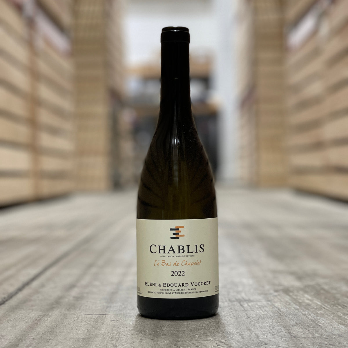 Domaine Eleni et Edouard Vocoret Chablis Le Bas de Chapelot, Burgundy, France 2022