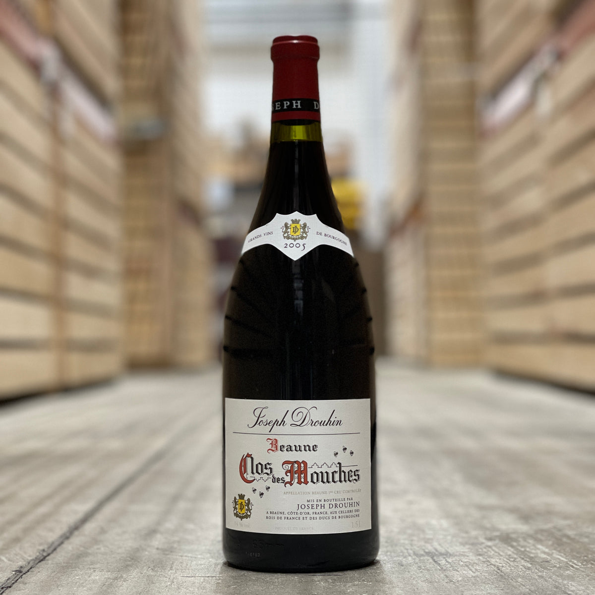 Joseph Drouhin Clos des Mouches Rouge, Beaune Premier Cru, France 2005 1.5L