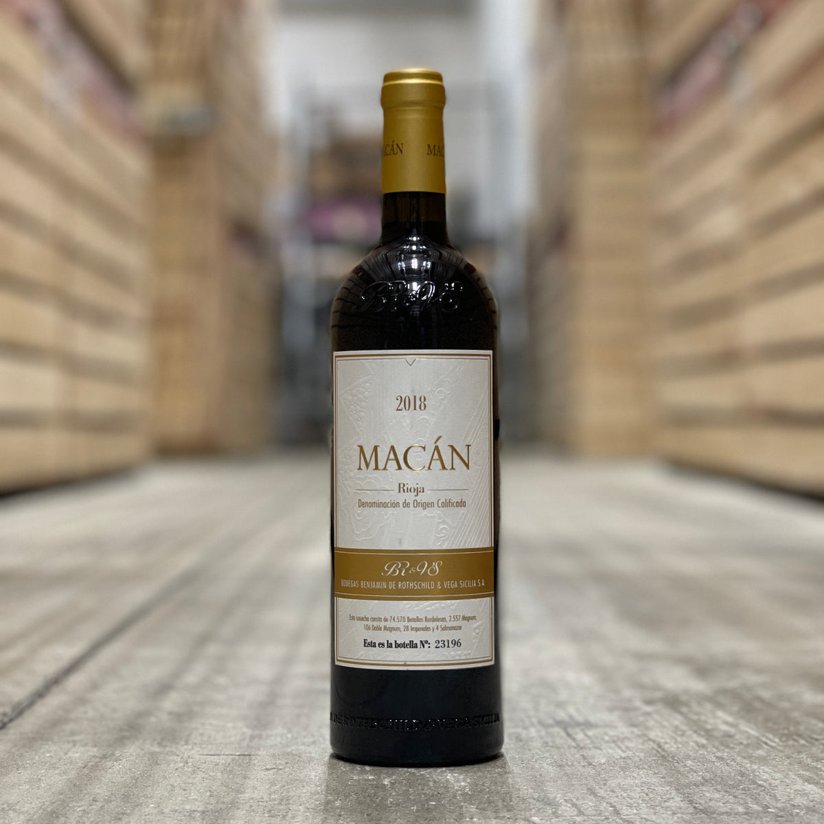 Bodegas Benjamin Rothschild & Vega Sicilia Macan Rioja DOCa, Spain 2018