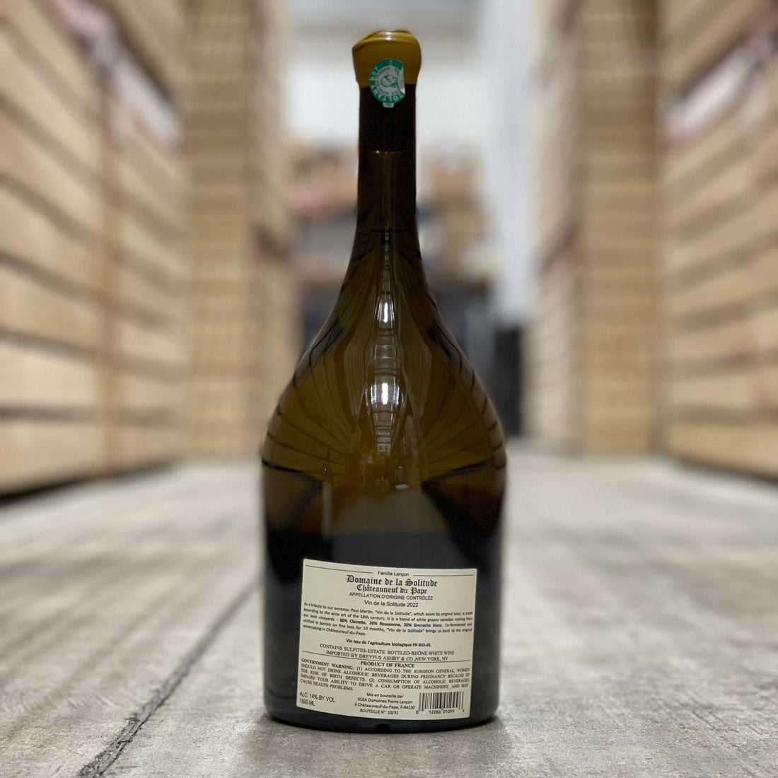 Domaine de la Solitude Chateauneuf-du-Pape 'Vin de la Solitude' Blanc, Rhone, France 2022 1.5L