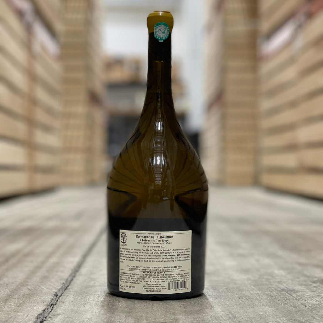 Domaine de la Solitude Chateauneuf-du-Pape 'Vin de la Solitude' Blanc, Rhone, France 2023 1.5L