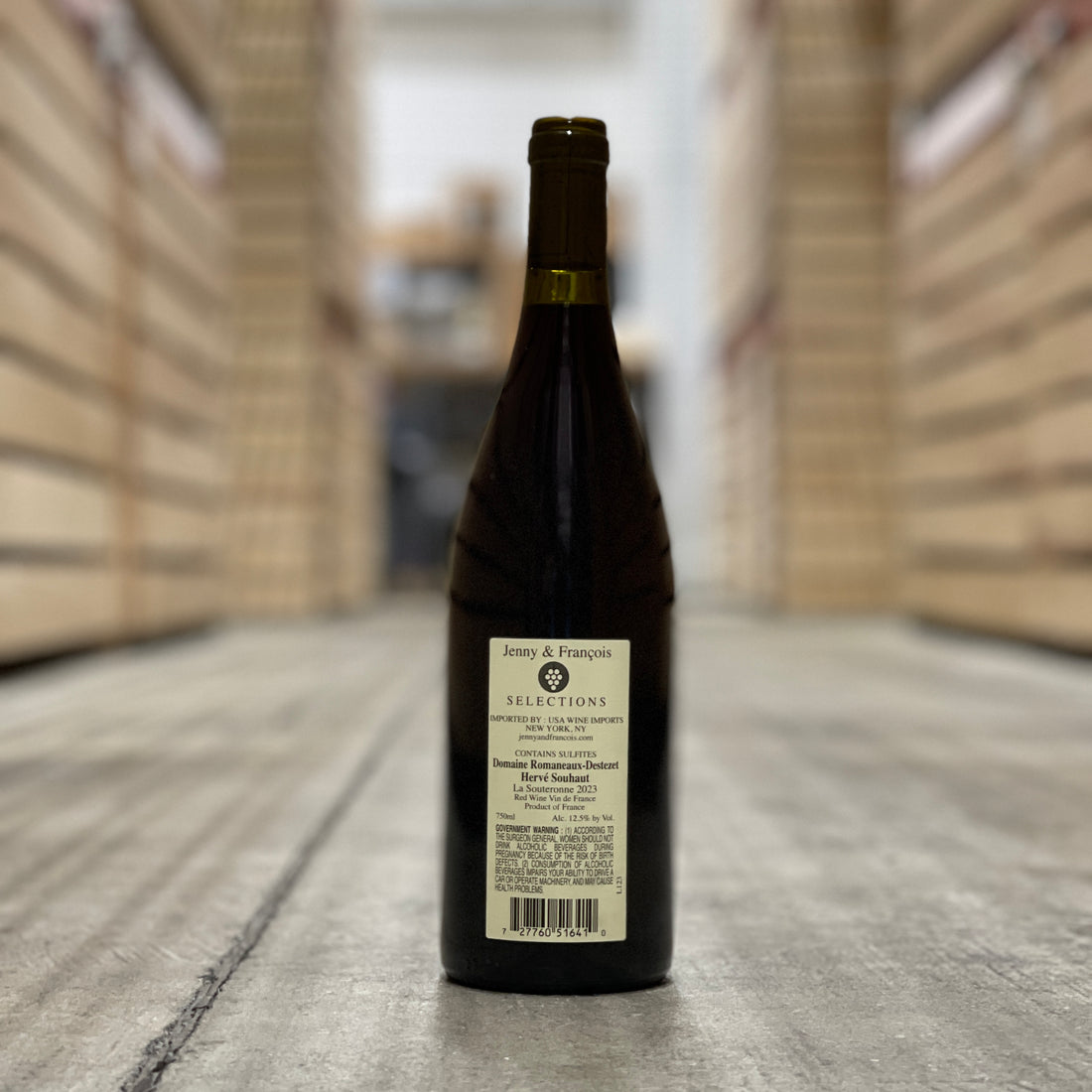 Herve Souhaut Domaine Romaneaux-Destezet La Souteronne Gamay, IGP Ardeche, France 2023